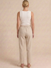 Pantalón Largo Marlo Crema