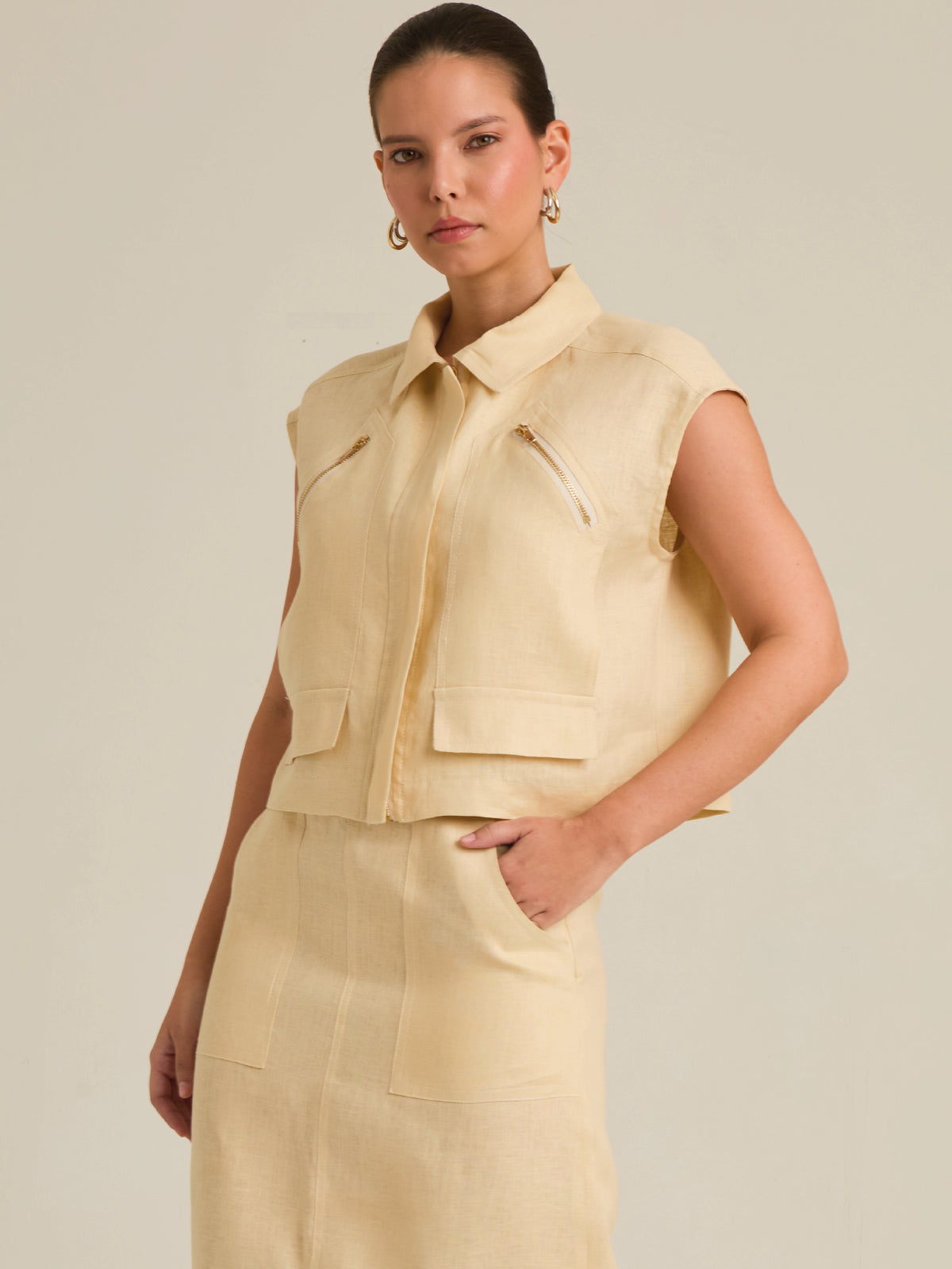 Blusa Namibia Ivory