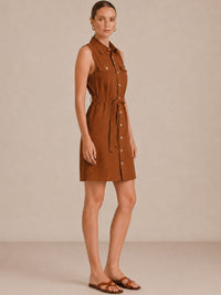 Vestido Corto Cosmea Cafe