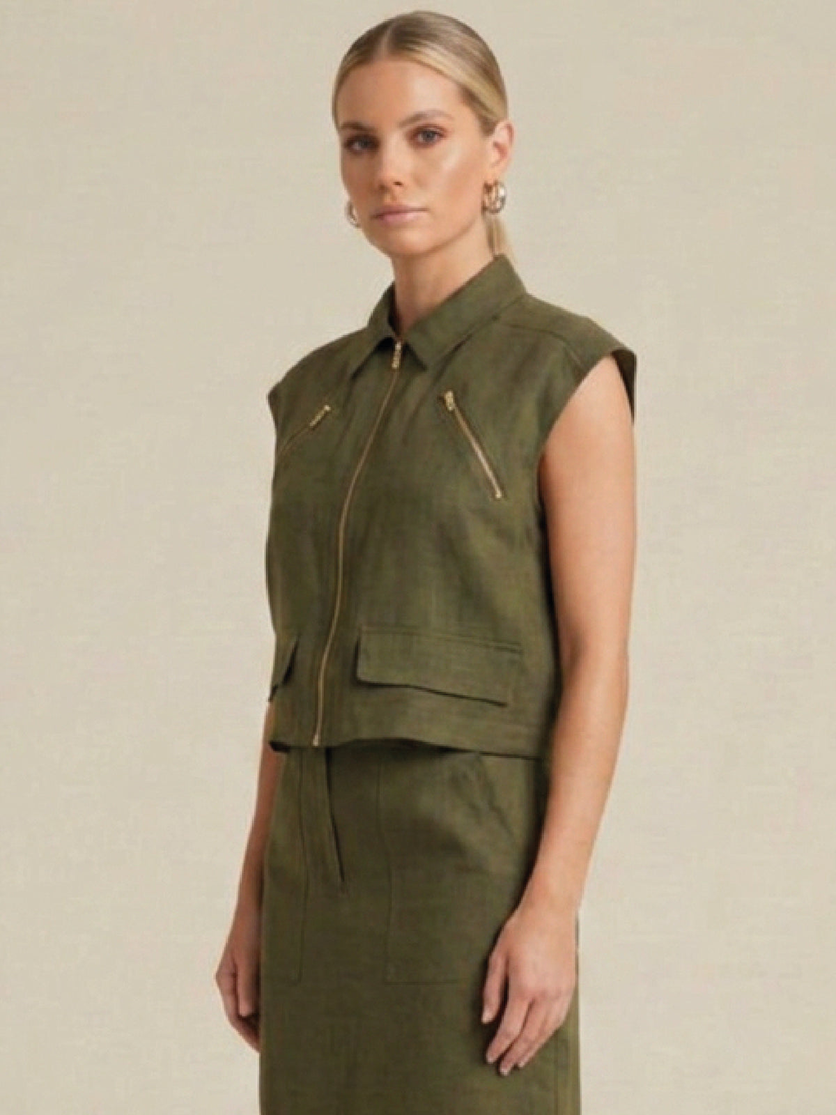 Blusa Namibia Olivo