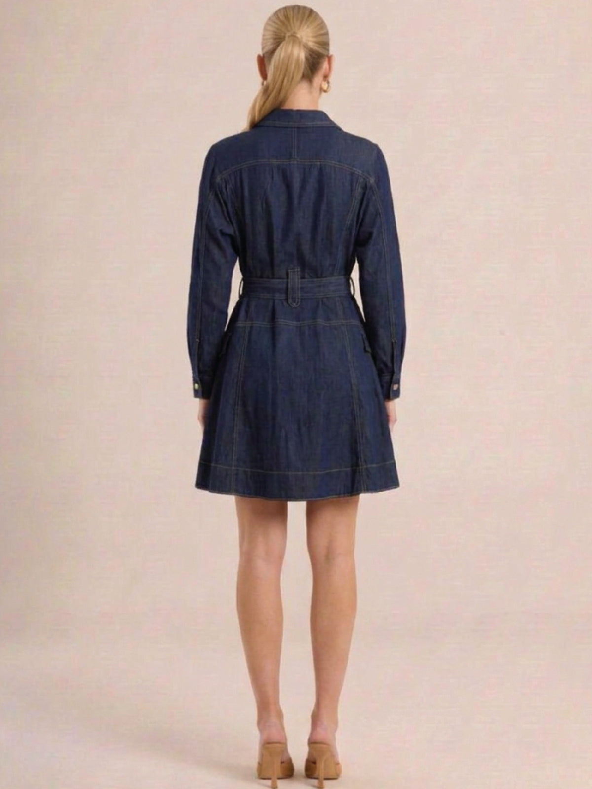 Vestido Corto Marbelle Indigo