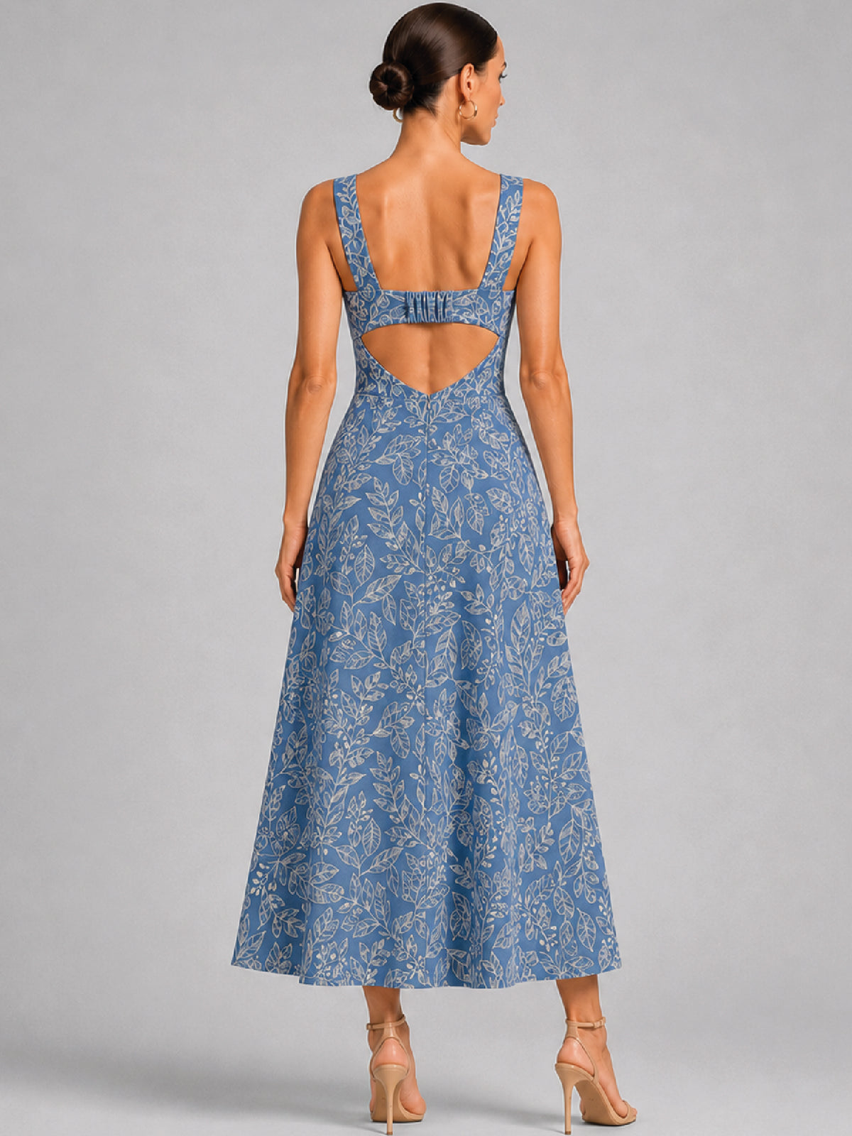 Vestido Largo Ashika Azul