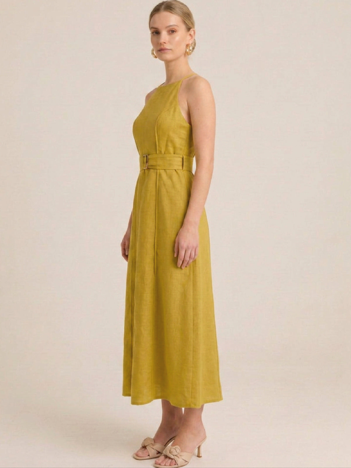 Vestido Largo Gardenia Amarillo