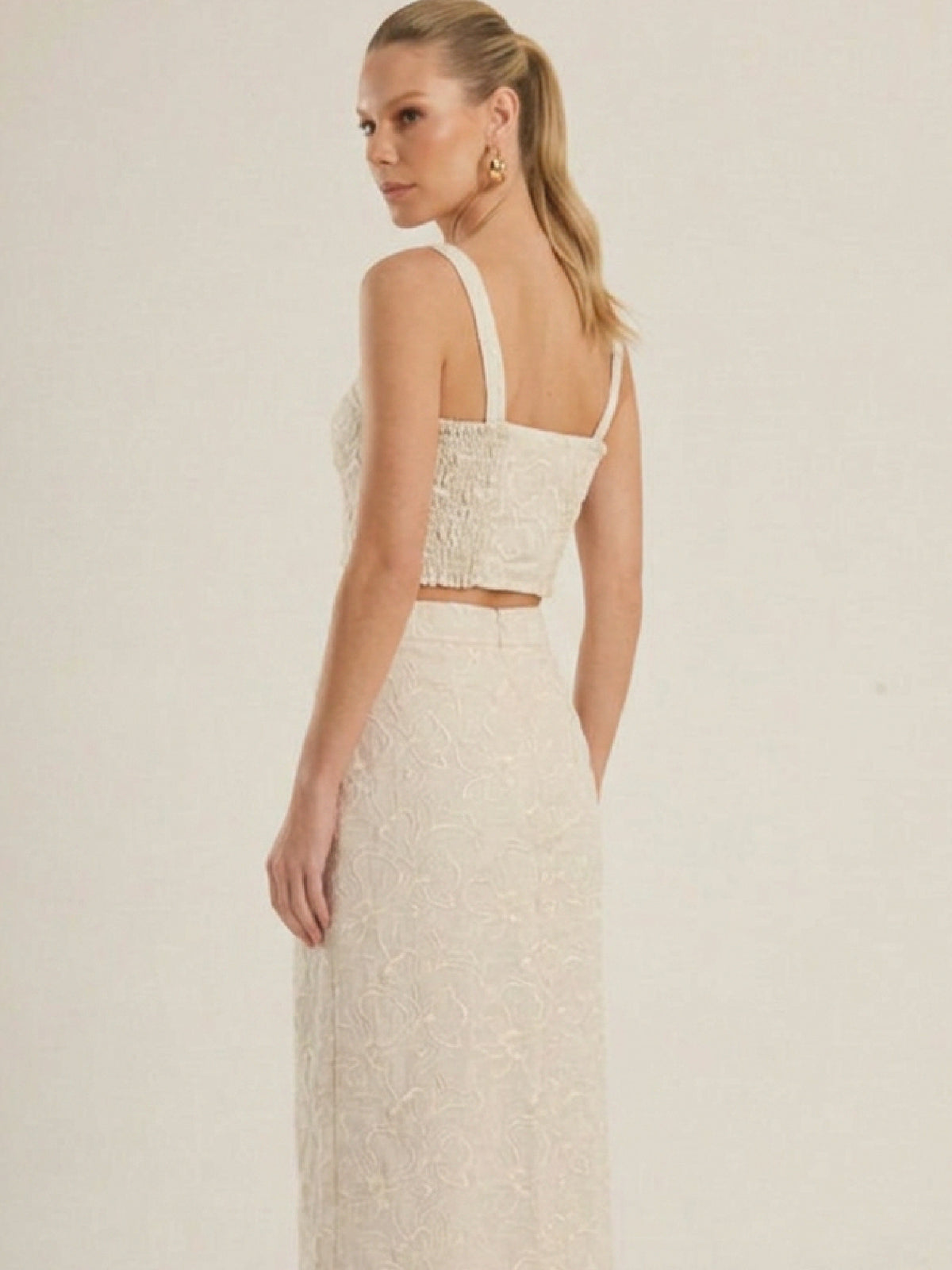 Blusa Idalia Ivory