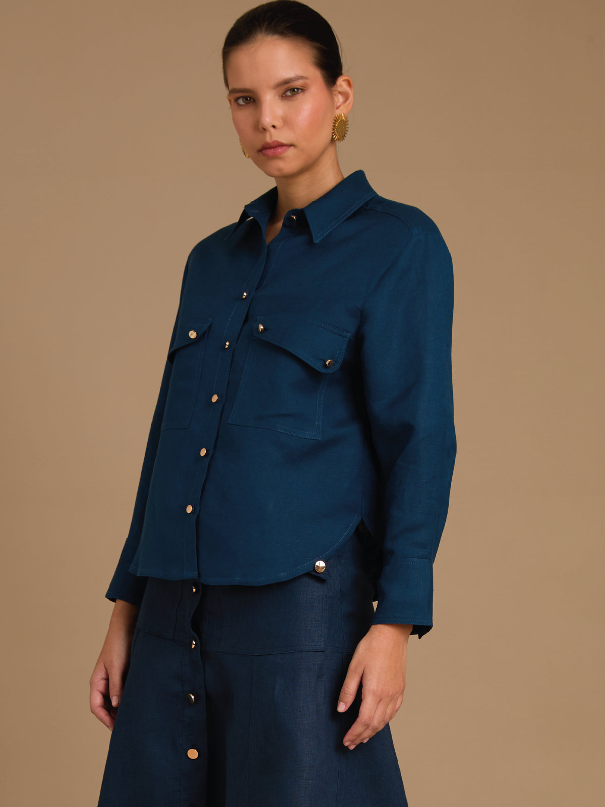 Blusa Bosnia Navy