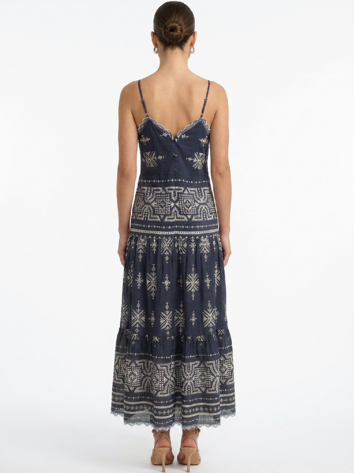 Vestido Largo Calantha Azul