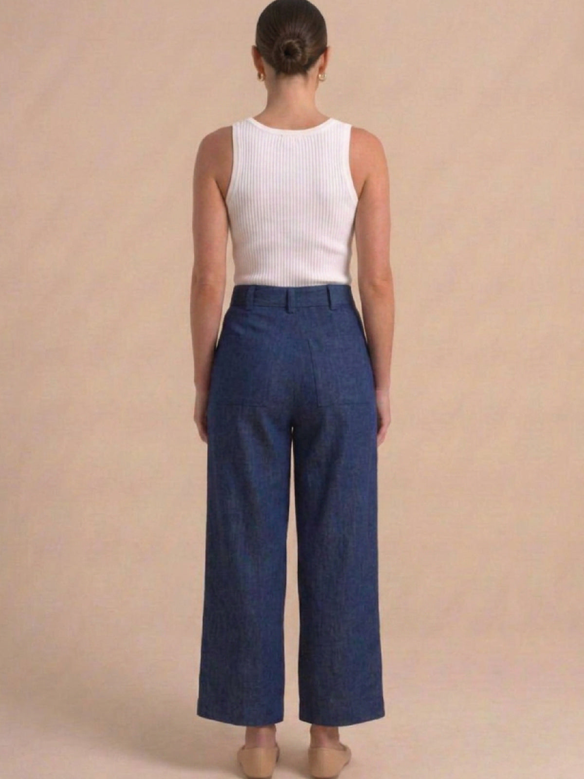 Pantalón Largo Cala Blanca Indigo