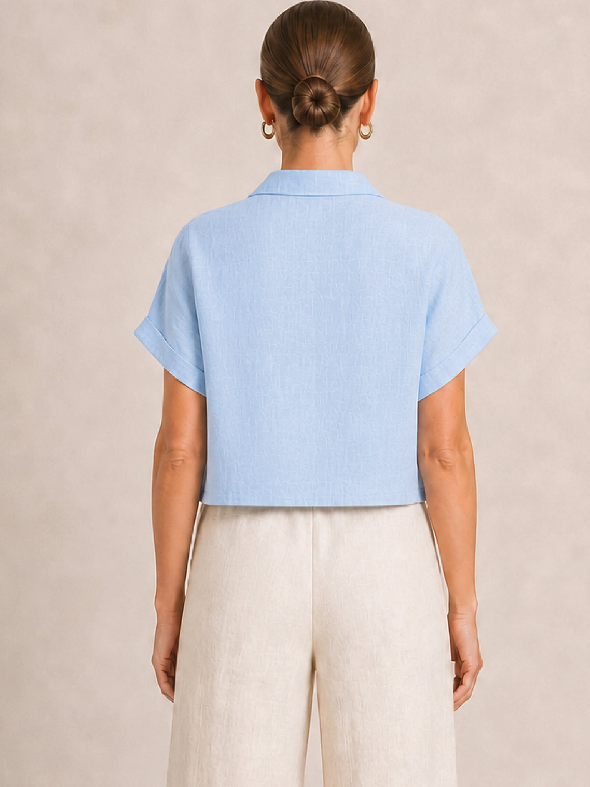 Blusa Milonga Baby Blue