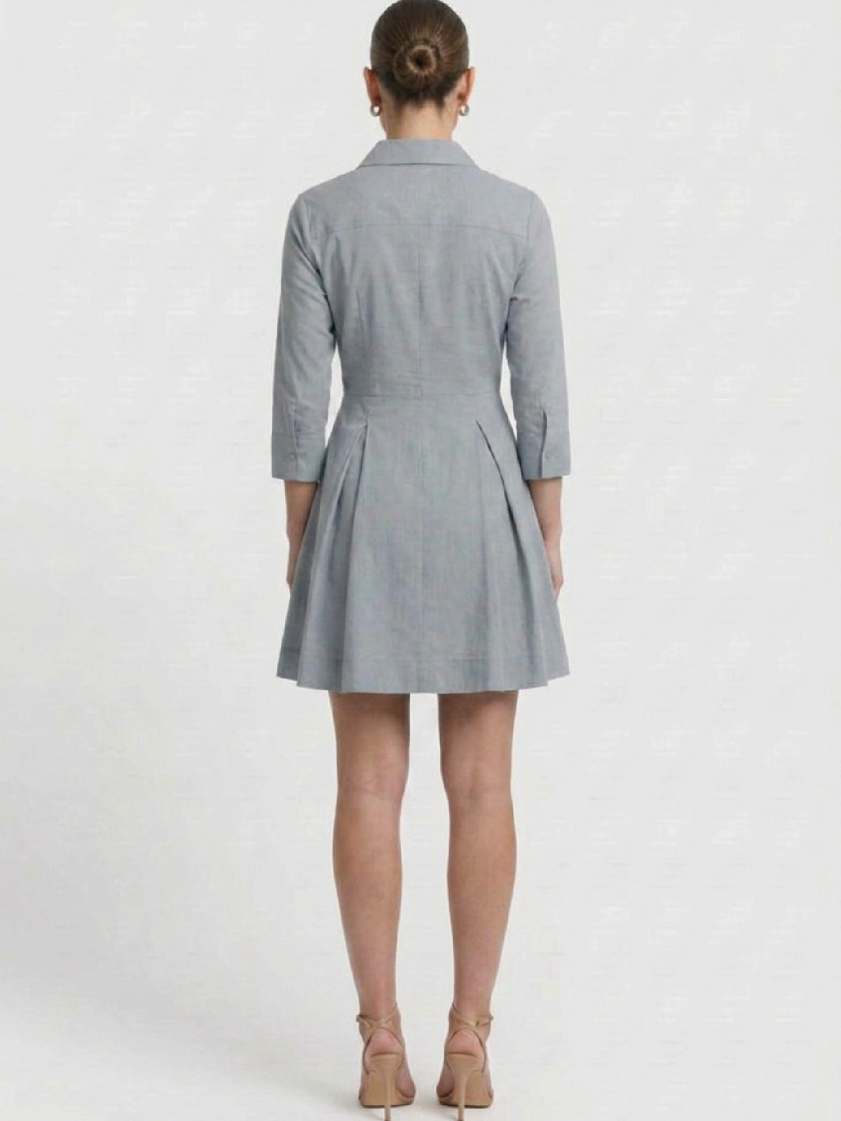 Vestido Corto Galena Gris