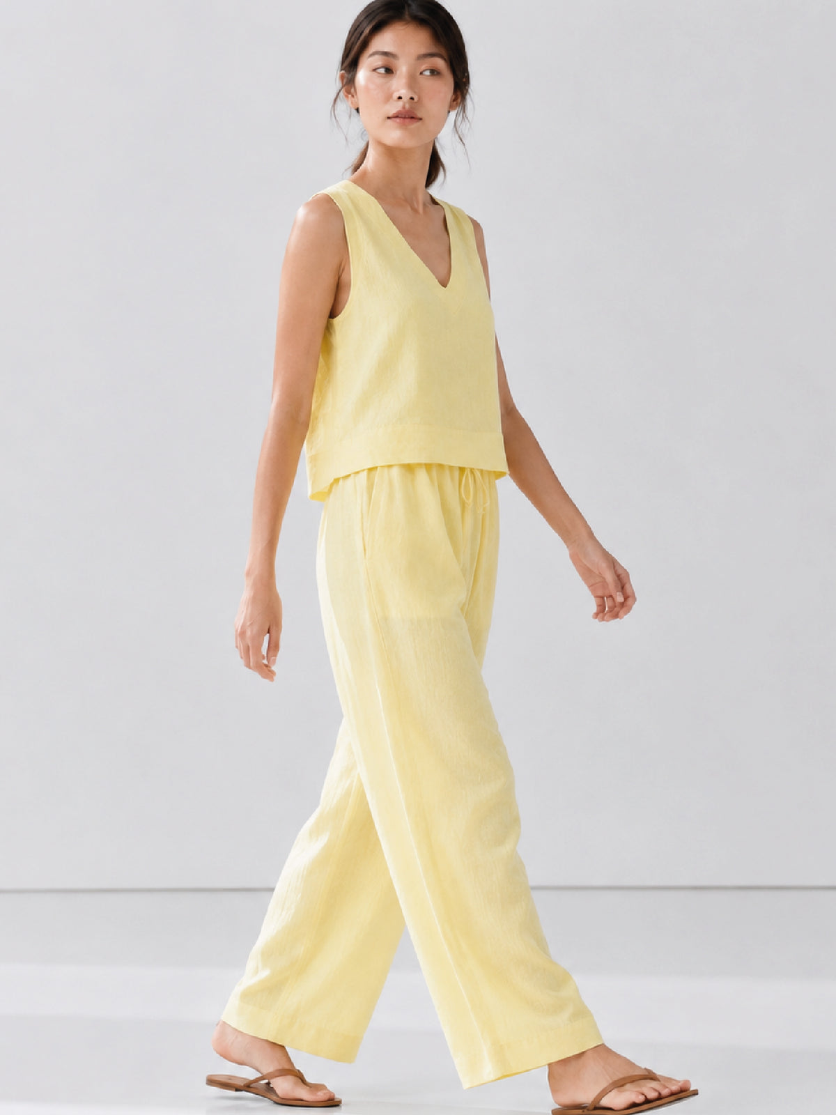 Pantalón Largo Cameron Amarillo