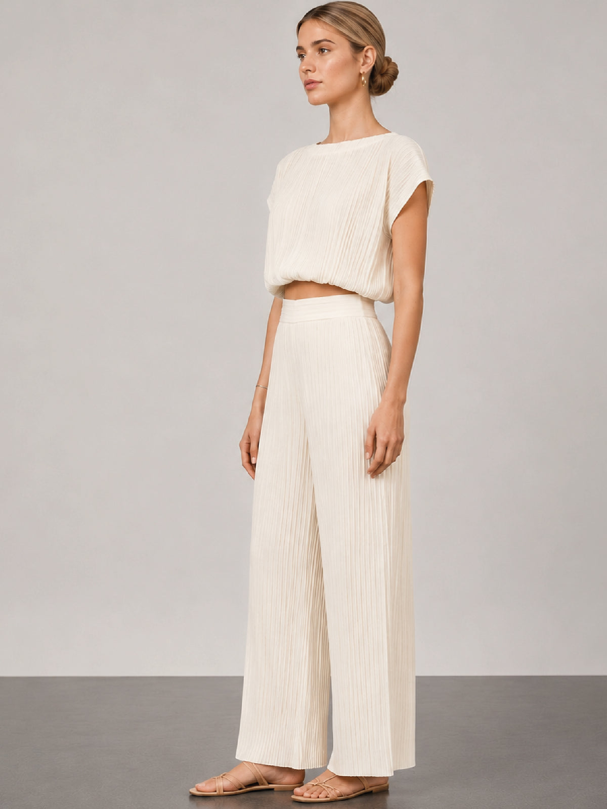 Pantalón Largo Dilana Ivory