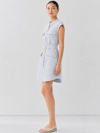 Vestido Corto Aura Baby Blue