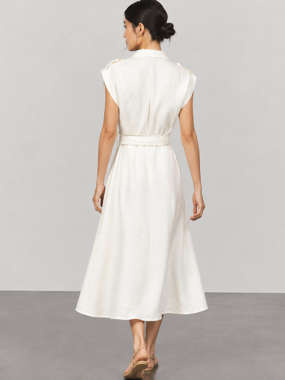 Vestido Largo Brugola Blanco