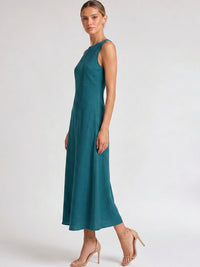 Vestido Largo Darnella Turquesa