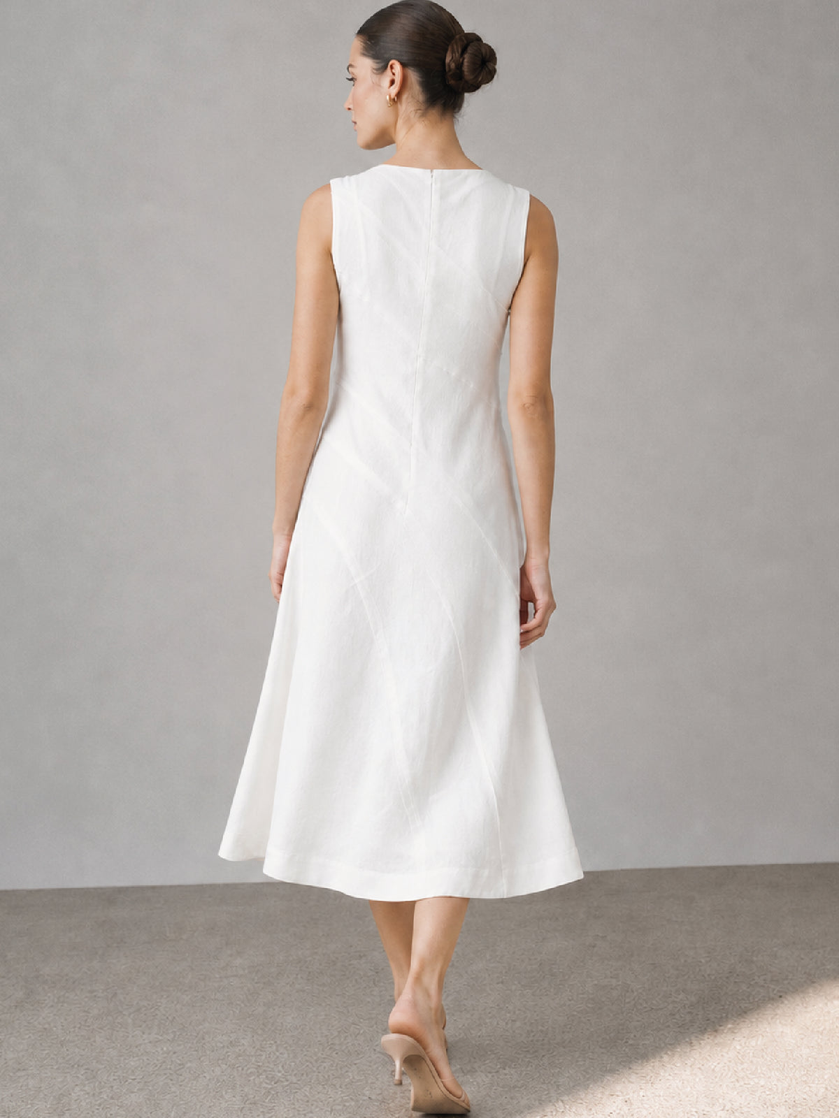 Vestido Largo Dotty Blanco