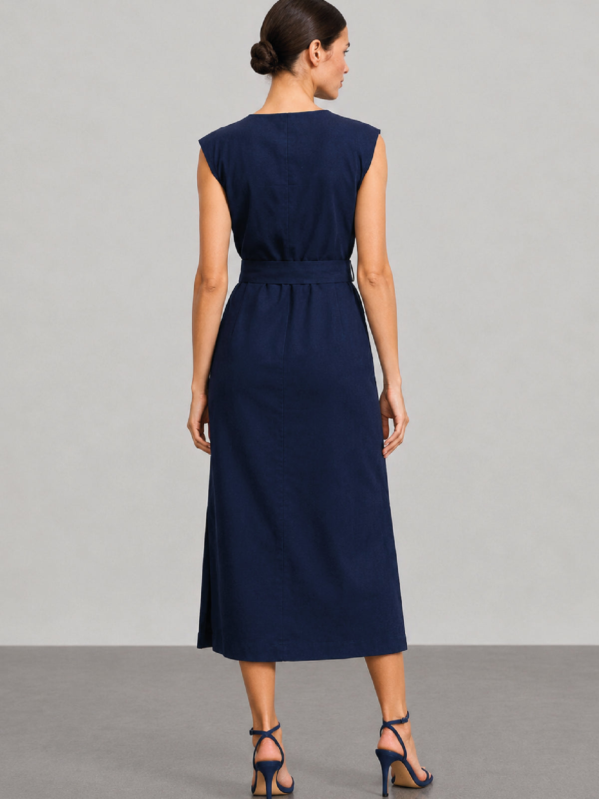 Vestido Largo Jamari Navy