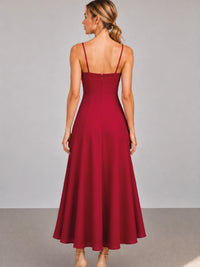 Vestido Largo Loto Rojo