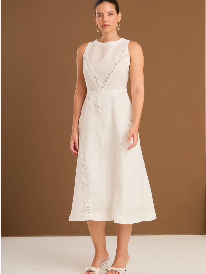 Vestido Largo Umbria Blanco