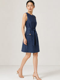 Vestido Corto Gabyna Navy