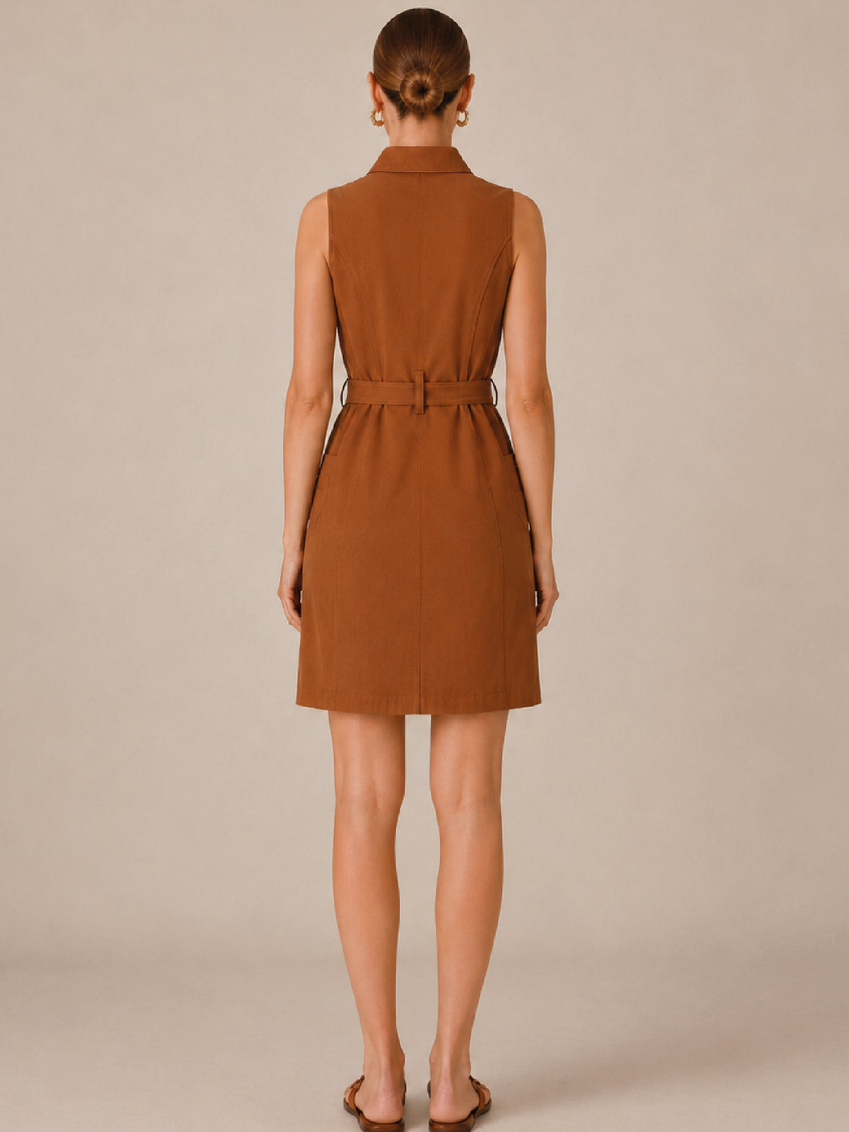 Vestido Corto Cosmea Cafe