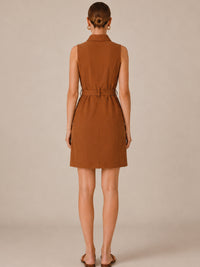 Vestido Corto Cosmea Cafe