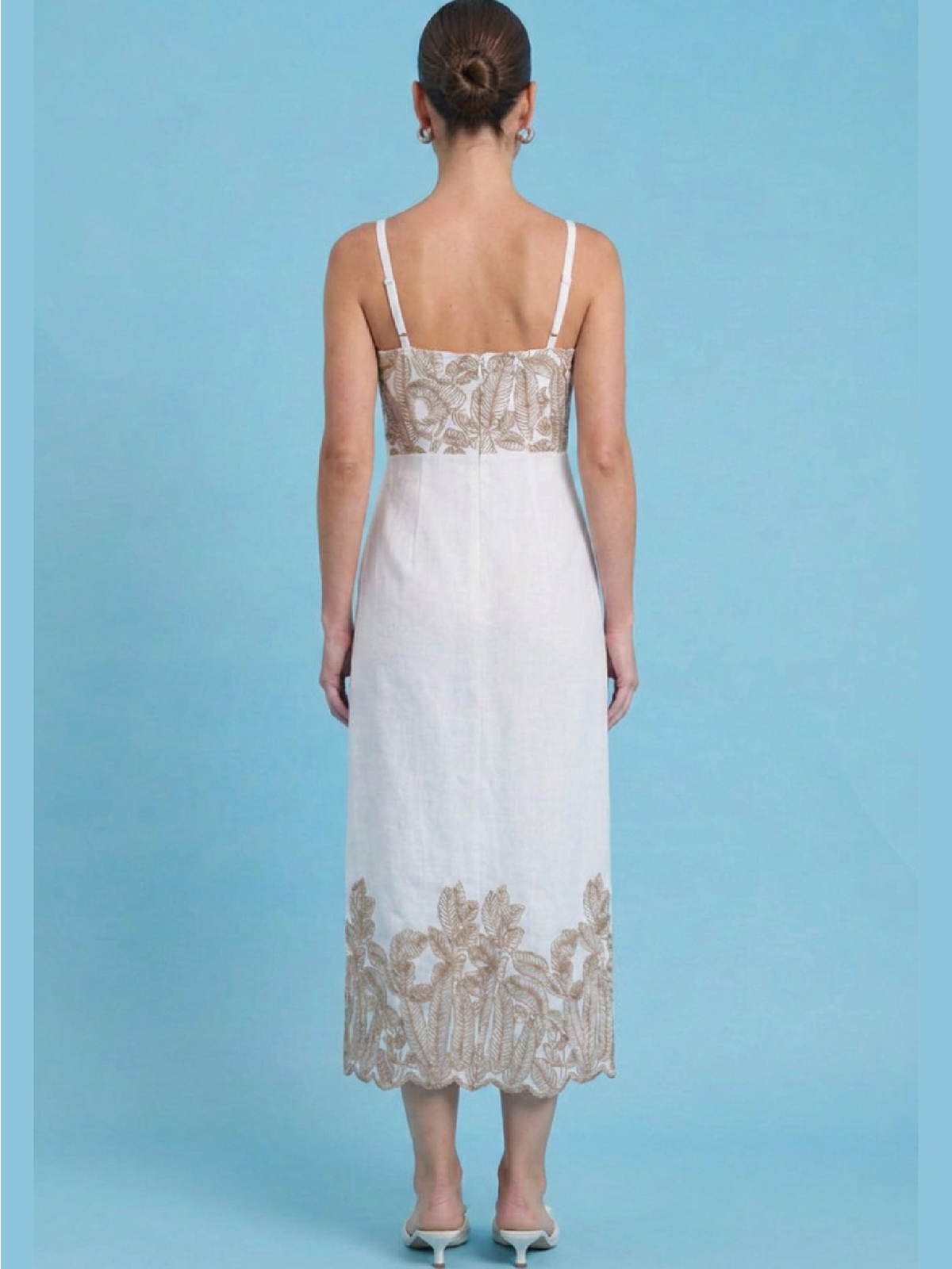 Vestido Largo Areia Cafe