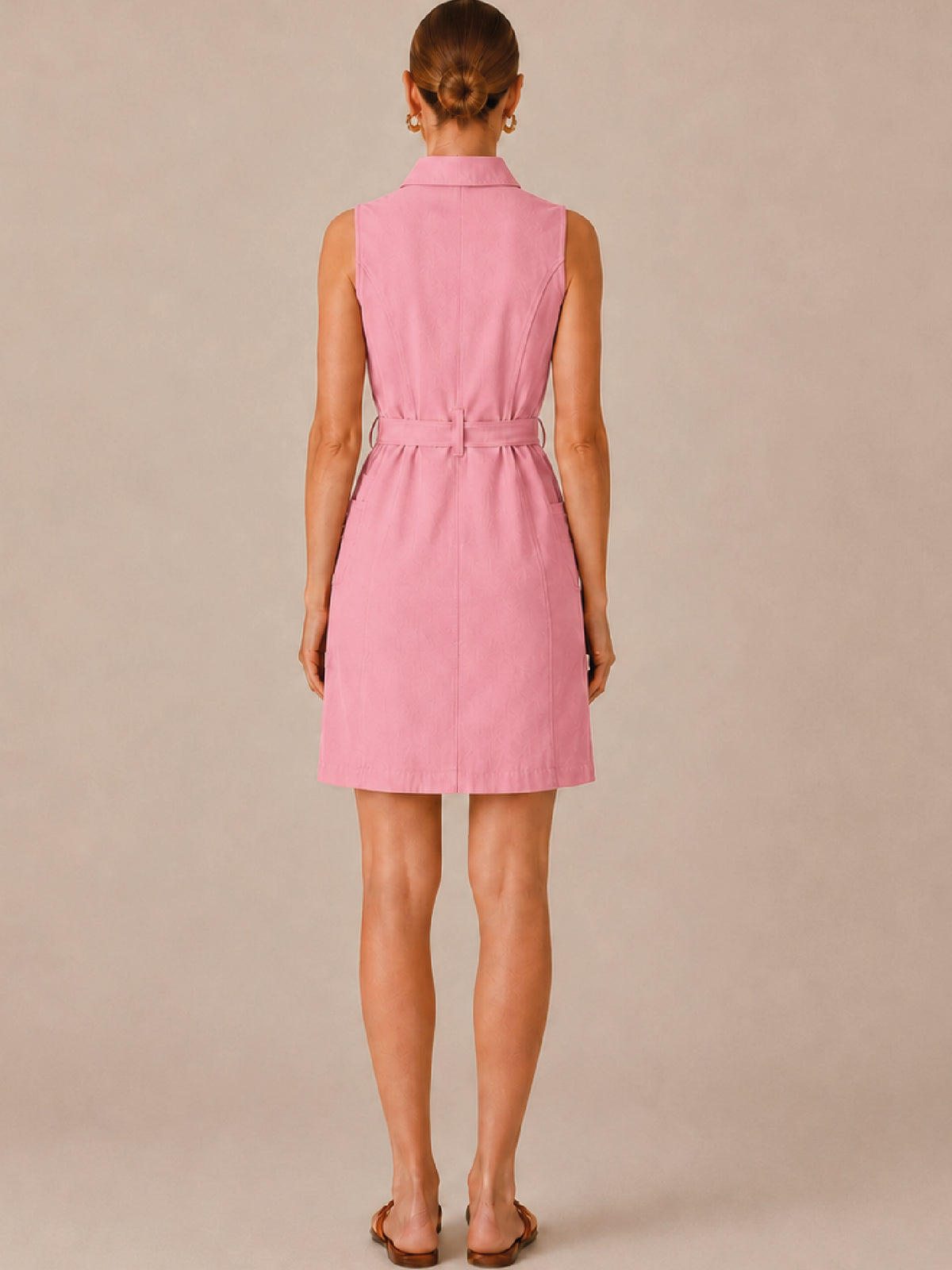 Vestido Corto Cosmea Coral