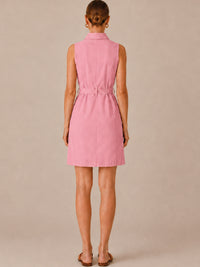 Vestido Corto Cosmea Coral