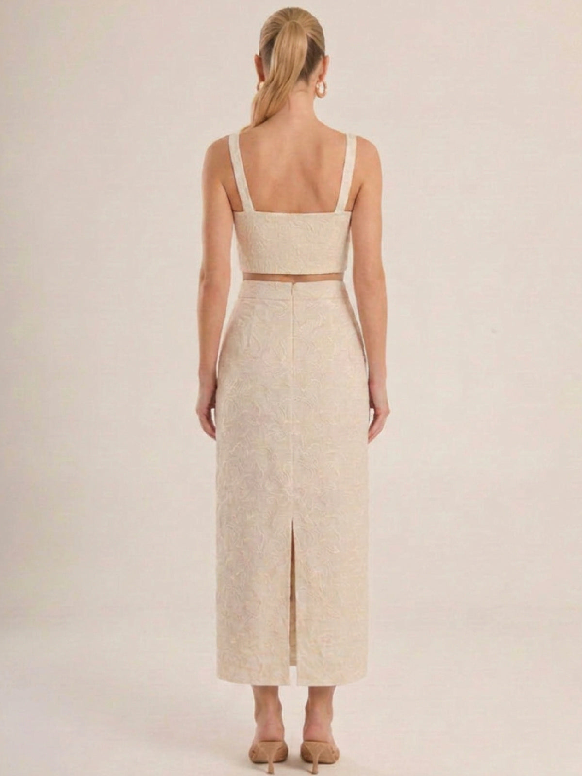 Falda Larga Idalia Ivory