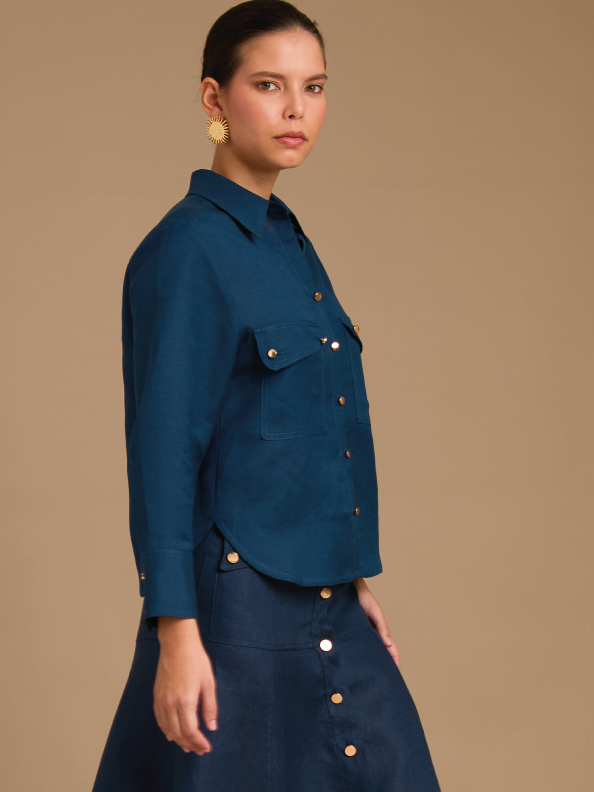 Blusa Bosnia Navy