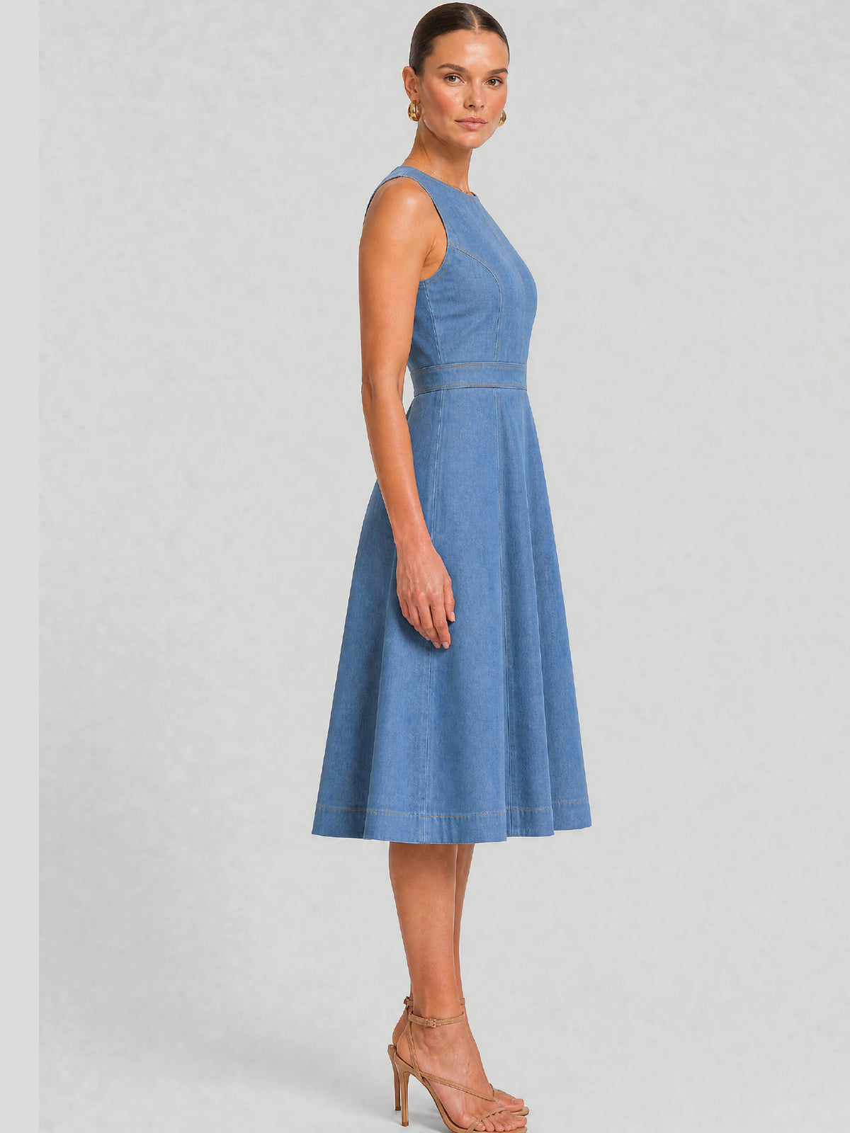 Vestido Largo Gabrie Indigo