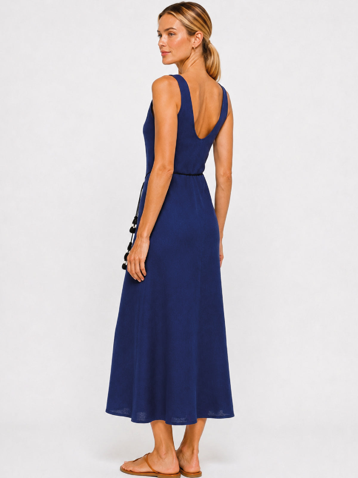 Vestido Largo Daitana Navy