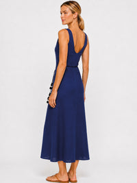 Vestido Largo Daitana Navy