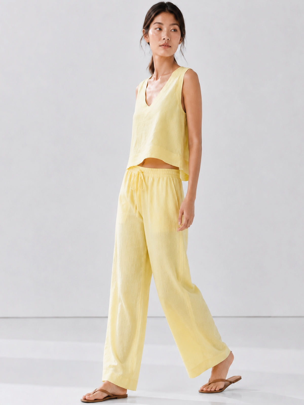 Pantalón Largo Cameron Amarillo