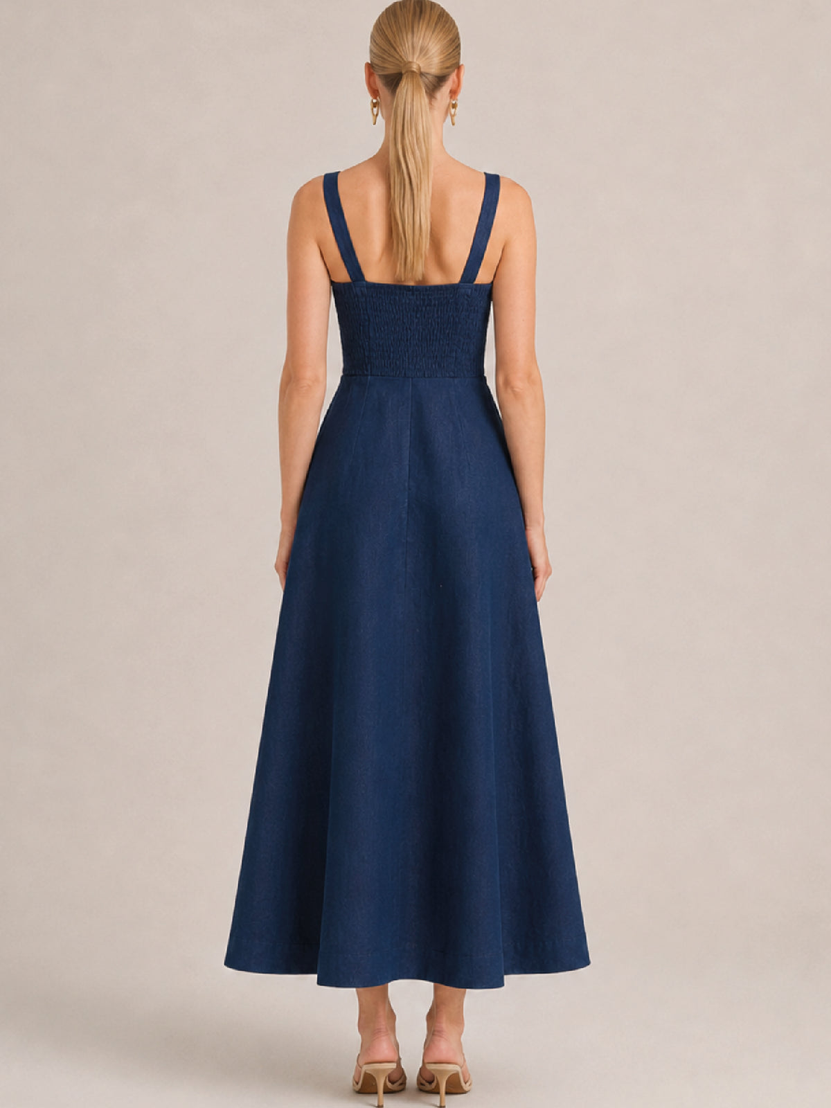 Vestido Largo Jaipur Azul