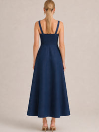 Vestido Largo Jaipur Azul