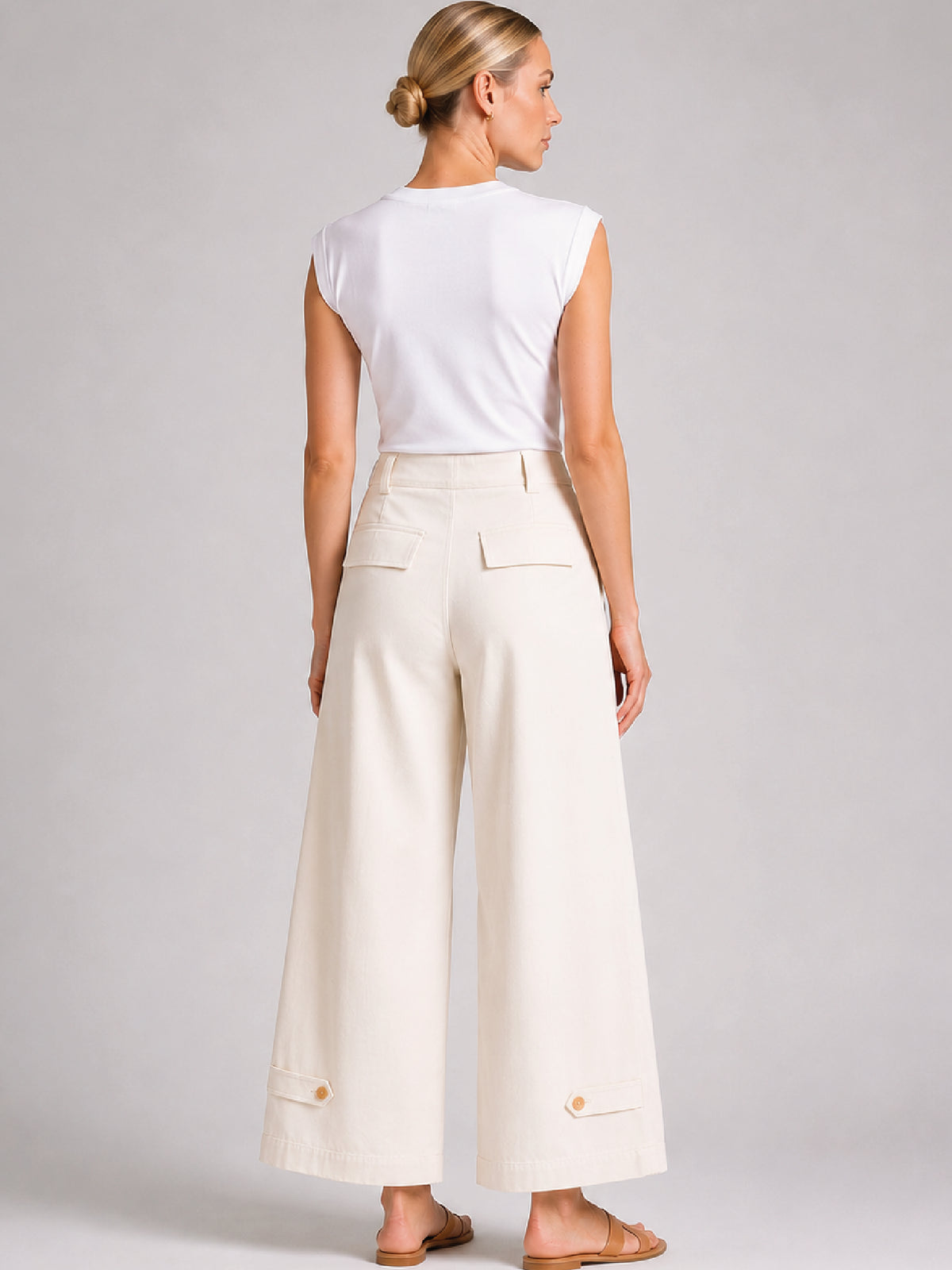 Pantalón Largo Adriano Ivory