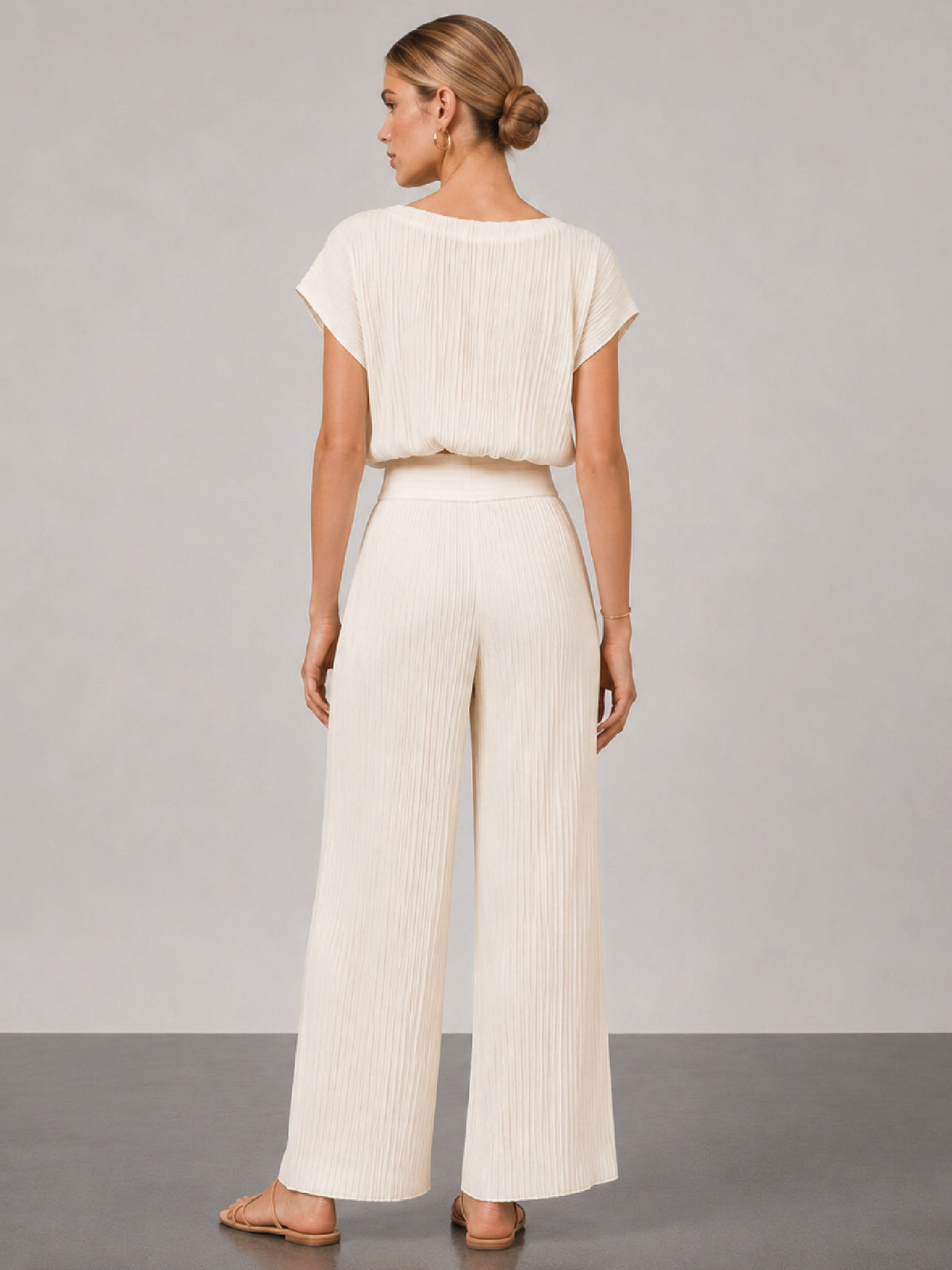 Pantalón Largo Dilana Ivory