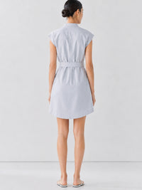 Vestido Corto Aura Baby Blue