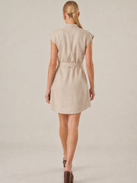 Vestido Corto Aura Natural