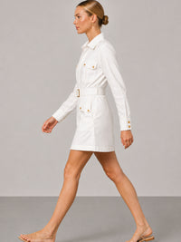 Vestido Corto Beky Blanco