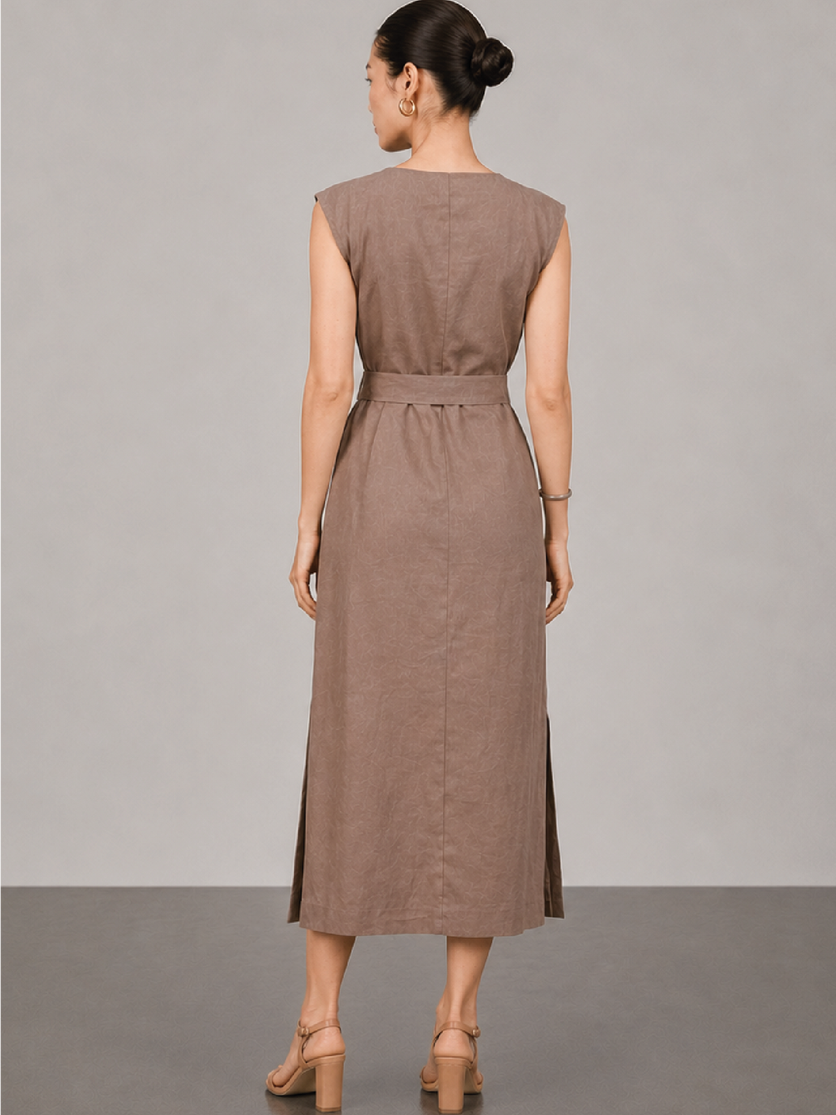 Vestido Largo Jamari Café