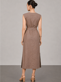 Vestido Largo Jamari Café