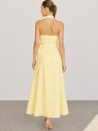 Vestido Largo Labella  Amarillo