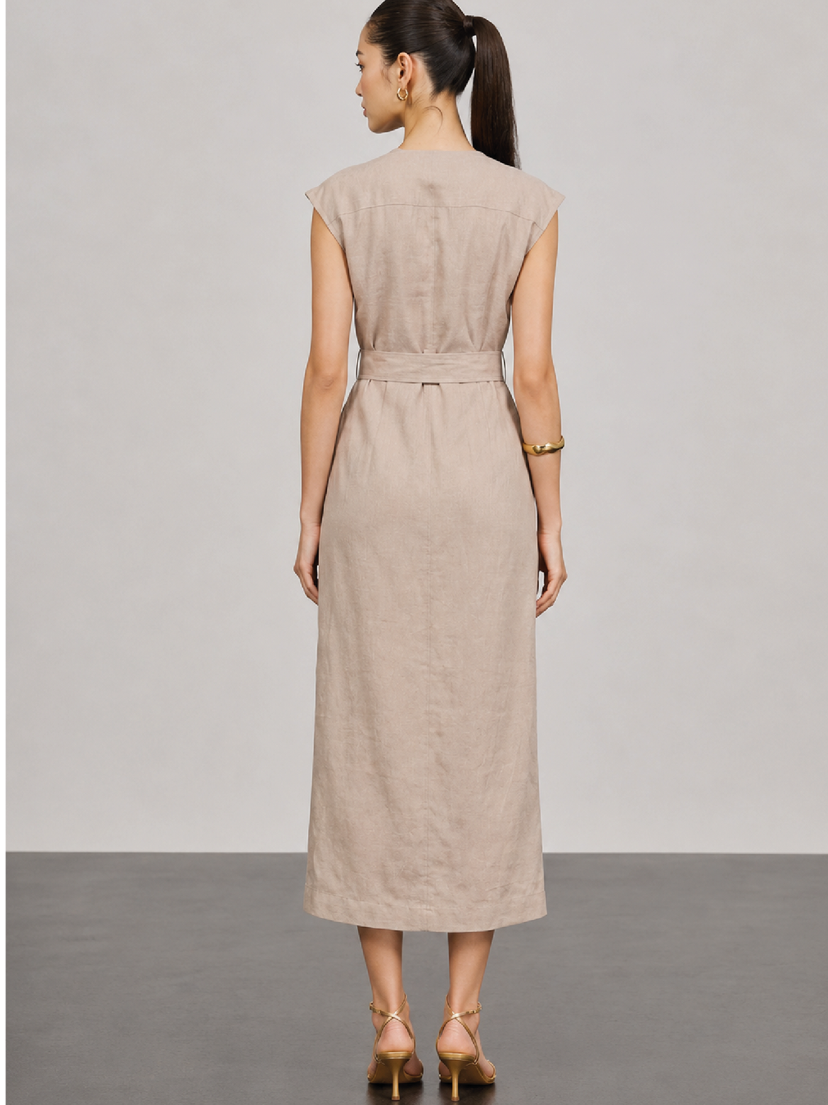 Vestido Largo Marlena Sand