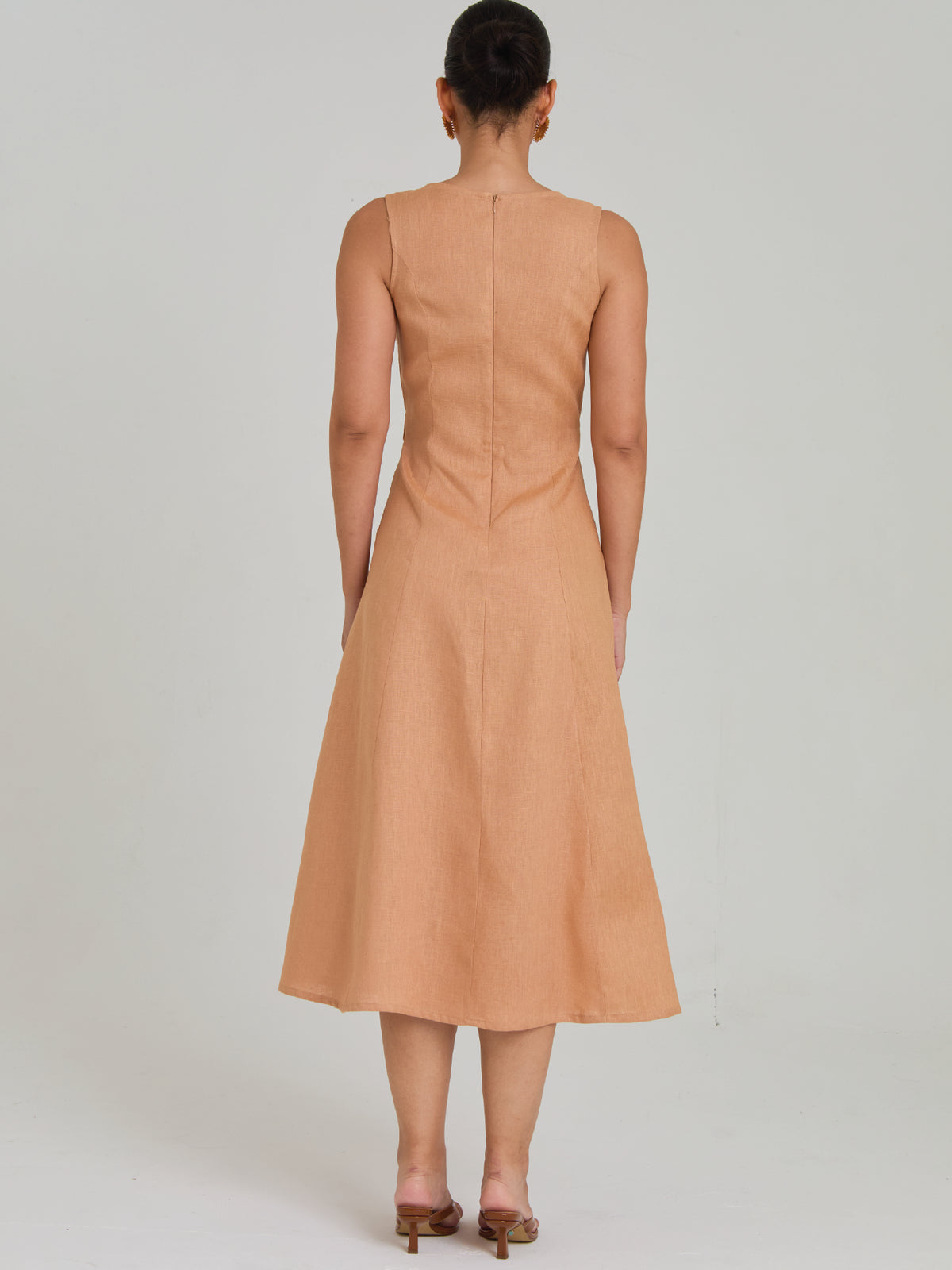 Vestido Largo provence Camel