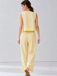 Pantalón Largo Cameron Amarillo