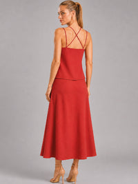 Vestido Largo Amaris Rojo