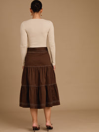 Falda Larga Ancara Cafe