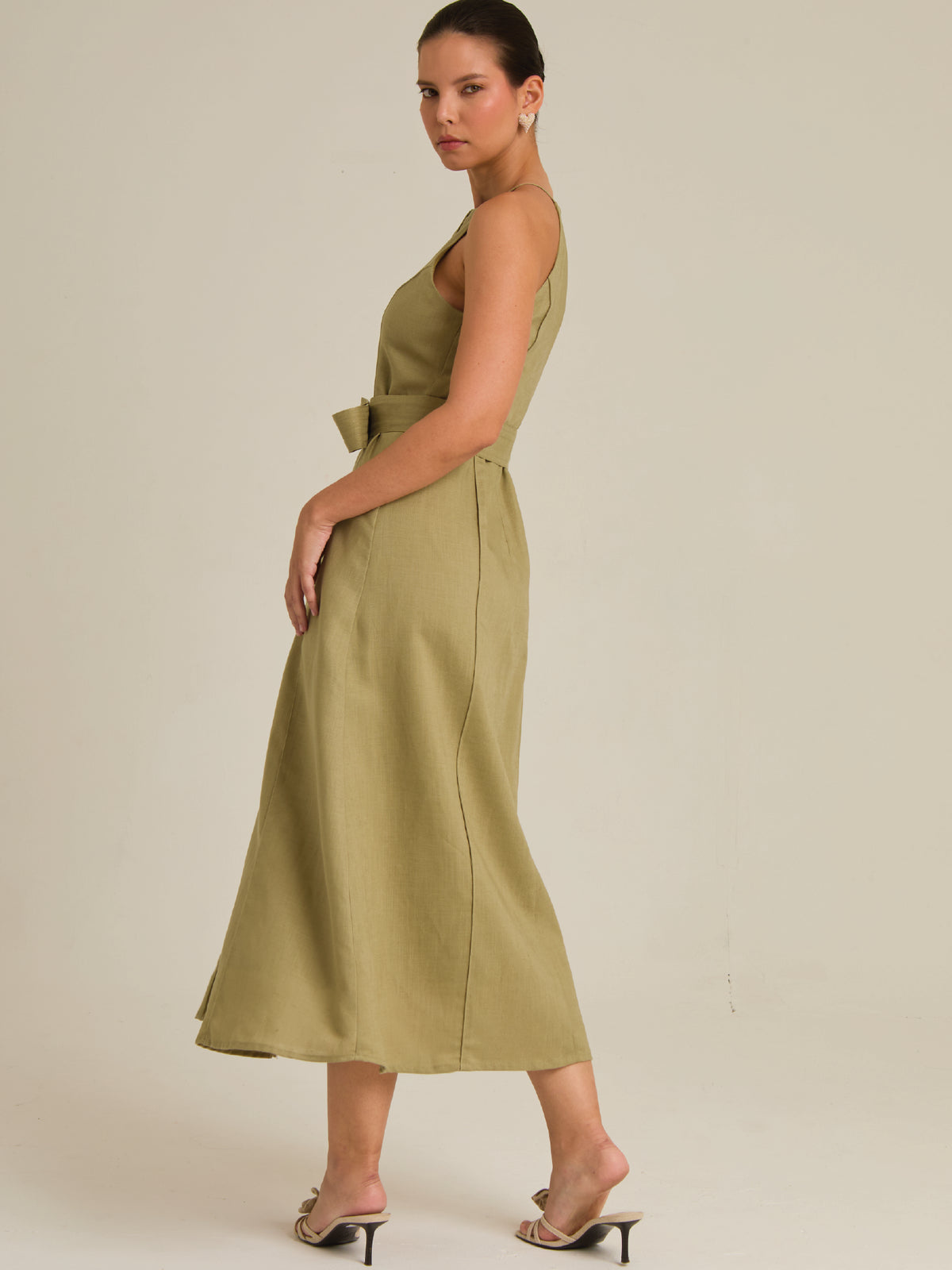Vestido Largo Gardenia Verde